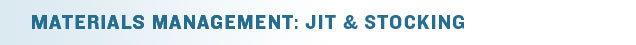 JIT & Stocking